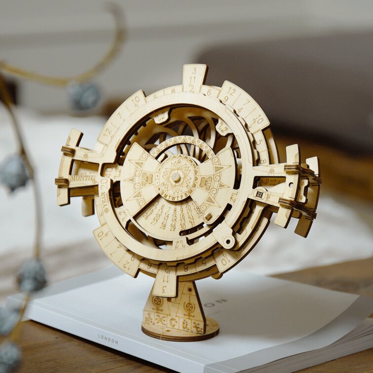 ROBOTIME Perpetual Calendar Sculpture Wayfair.co.uk